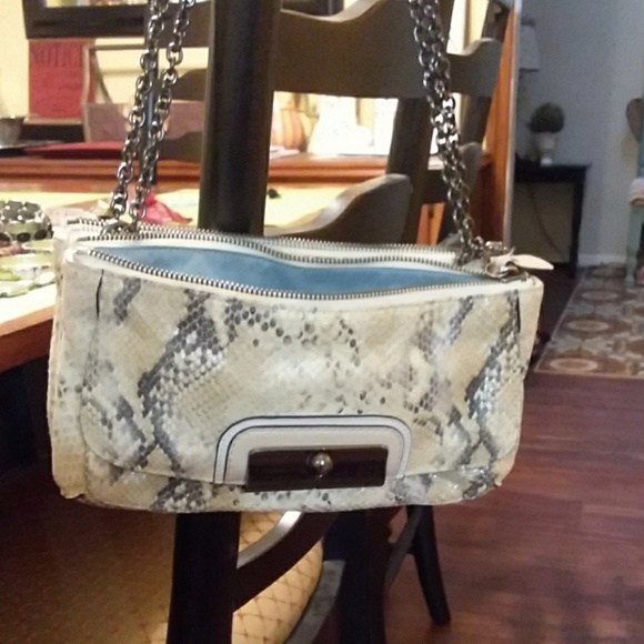 Authentic Coach Snakeskin purse - Picture 2 of 6